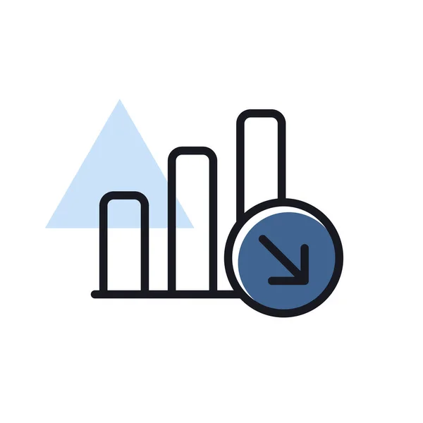 Umrisssymbol Verkleinern Büroschild Grafik Symbol Für Ihr Webseiten Design Logo — Stockvektor