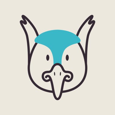 Sülün ikonu. Hayvan kafası vektörü. Tarım işareti. Web sitenizin tasarımı için grafik sembolü, logo, uygulama, UI. EPS10.