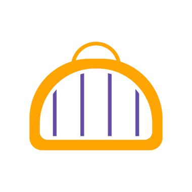 Hayvan taşıyıcı vektör simgesi. Evcil hayvan işareti. Evcil hayvan ve veteriner web sitesi ve uygulama tasarımı, logo, uygulama, UI için grafik sembolü