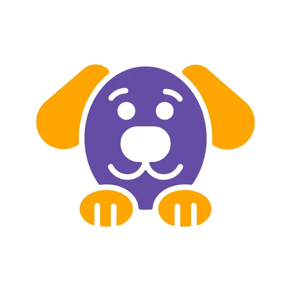 Icône Vectorielle Chien Pet Animal Signe Symbole Graphique Pour Animaux — Image vectorielle