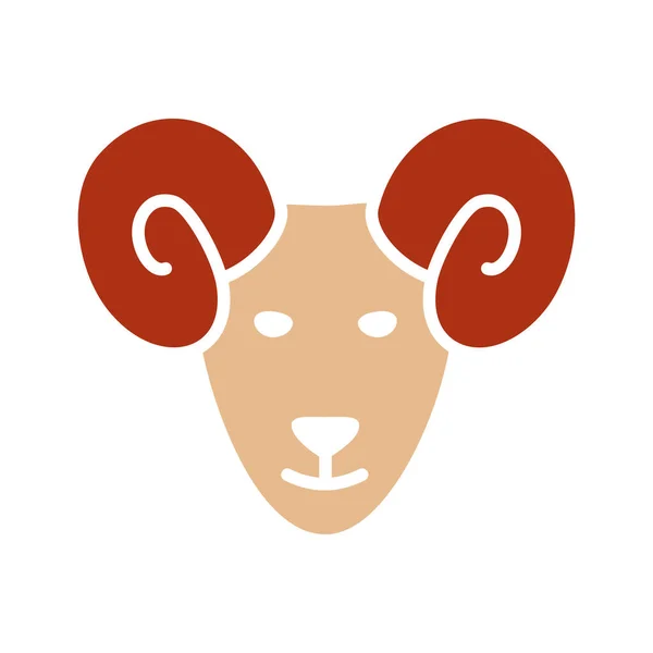 羊舌图标 农场动物传病媒介说明 农业标志 图形符号为您的网站设计 应用程序 用户界面 Eps10 — 图库矢量图片
