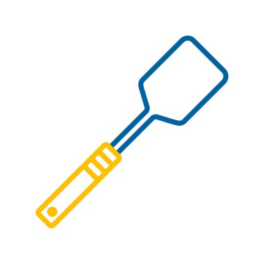 Mutfak spatula vektör ikonu. Mutfak aletleri. Yemek pişirme web sitesi tasarımı, logo, uygulama, UI için grafik sembolü