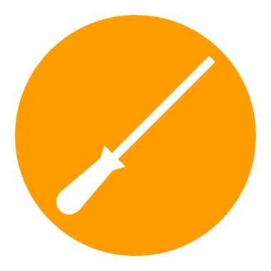 Knife sharpener vector glyph icon. Kitchen appliances. Graph symbol for cooking web site design, logo, app, UI