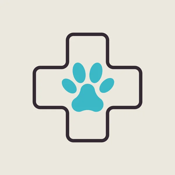 Veterinary Vector Isolated Icon Pet Animal Sign Graph Symbol Pet — Archivo Imágenes Vectoriales