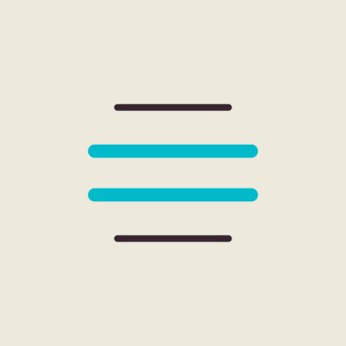 Sis vektör simgesi. Meteoroloji işareti. Seyahat, turizm ve hava durumu web sitesi ve uygulama tasarımı, logo, uygulama, UI için grafik sembolü