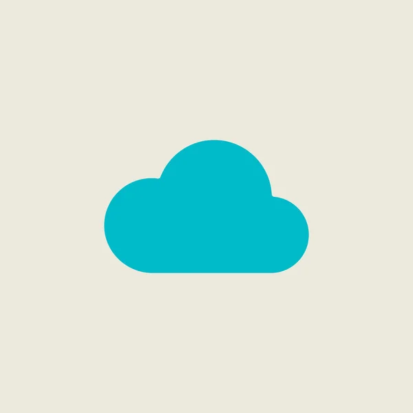 Значок Вектора Облака Метеорологический Знак Графический Символ Путешествий Туризма Погоды — стоковый вектор