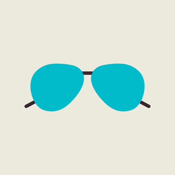 Solglasögon Vektor Ikon Sommartecken Diagram Symbol För Resor Och Turism — Stock vektor