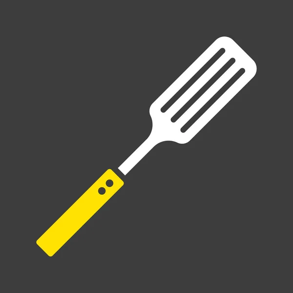 Kitchen Spatula Vector Glyph Icon Kitchen Appliances Graph Symbol Cooking — Wektor stockowy