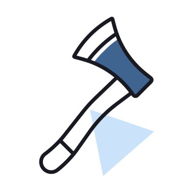 Bahçe baltası izole vektör simgesi. Tarım, bahçe ve bitkiler için grafik sembolü Web sitesi ve uygulama tasarımı, logo, uygulama, UI