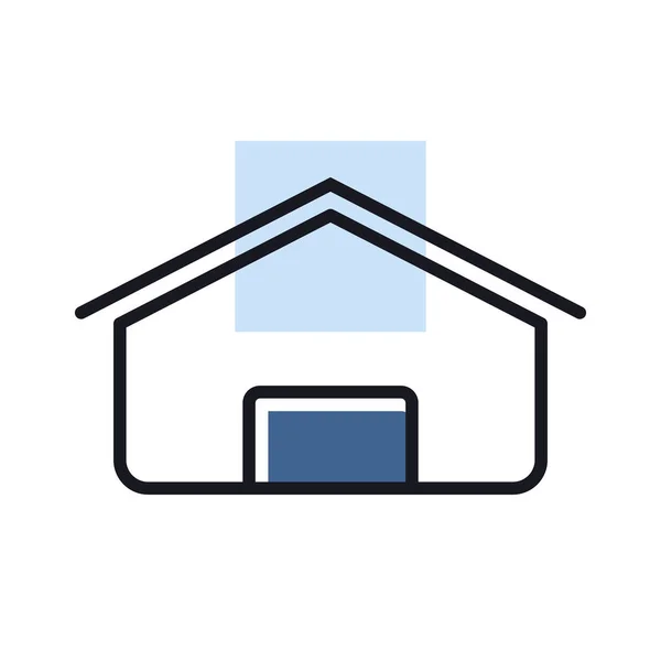 Barn Isolated Vector Icon Farm Animal Sign Graph Symbol Your — 스톡 벡터