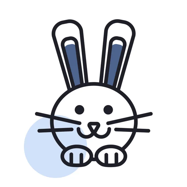 Rabbit Vector Isolated Icon Pet Animal Sign Graph Symbol Pet — 스톡 벡터