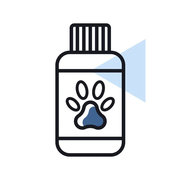 Pet Shampoo Vector Icon Pet Animal Sign Graph Symbol Pet — Stock Vector