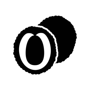 Lychee tropikal meyve vektörü sembolü. Gıda ve içecek web sitesi için grafik sembolü, uygulama tasarımı, mobil uygulamalar ve yazdırma ortamı, logo, UI