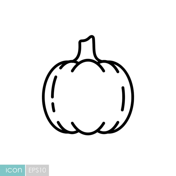 Изолированная Иконка Тыквы Овощной Знак Графический Символ Пищевых Продуктов Напитков — стоковый вектор