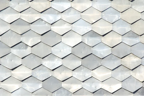 Texture of metal tiles — Stock Photo, Image