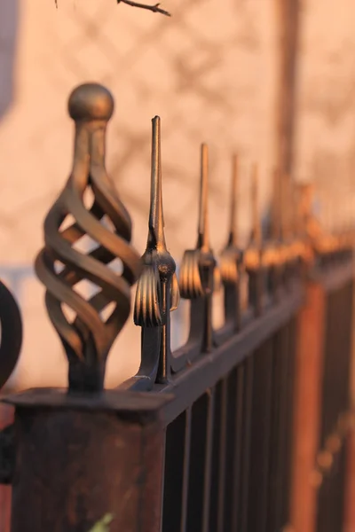 Forged metal fence — Stock Photo, Image