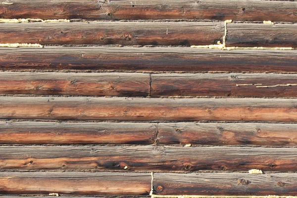 Wall texture of timber — Stock Photo, Image