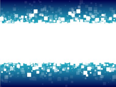 Abstract blue futuristic background white squares