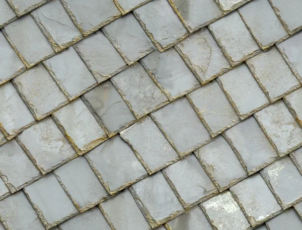 Seamless velho cinza telhado slates textura fundo — Fotografia de Stock