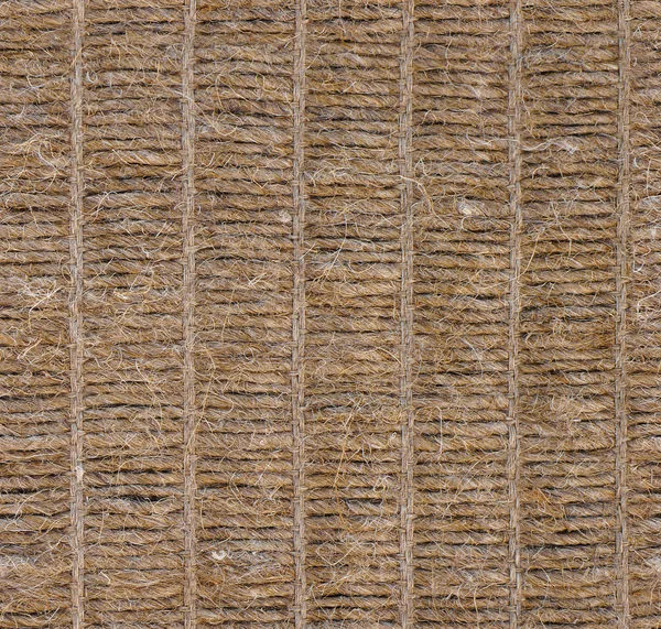 Seamless juta background, brown burlap cloth — Stock Photo, Image
