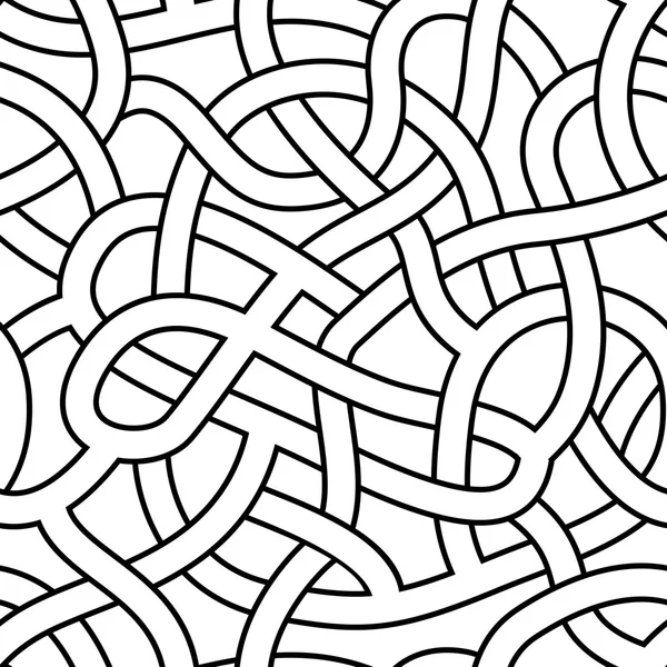 Seamless abstract complex maze, labyrinth path — Stock Vector