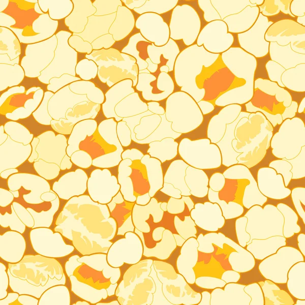 Palomitas de maíz vector patrón sin costura — Archivo Imágenes Vectoriales