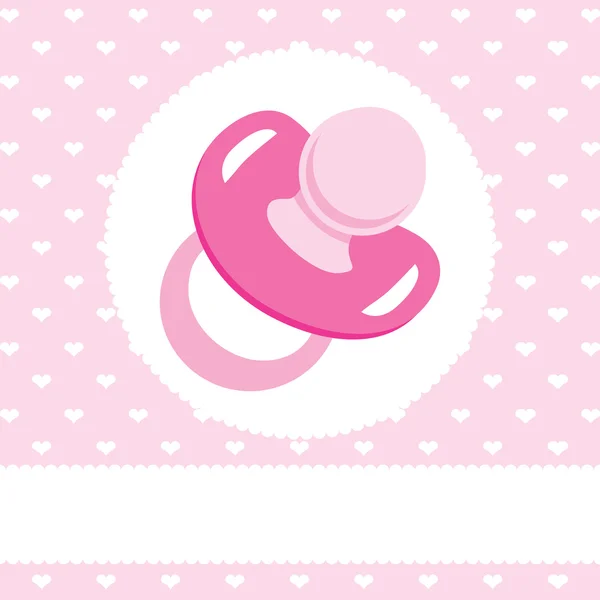 粉红色的奶嘴设计 — 图库矢量图片