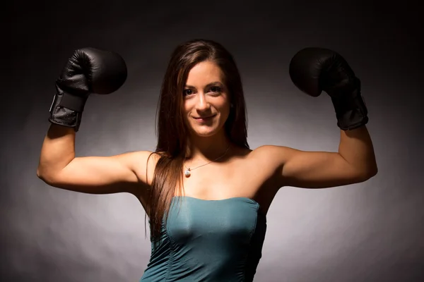 zarif genç bayanlar Boks eldiveni