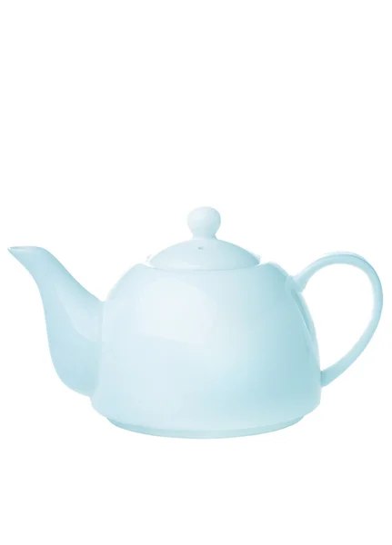 beyaz izole çaydanlık