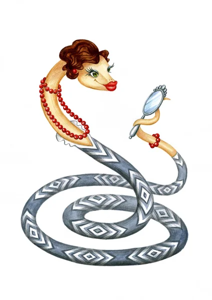 La serpiente - el símbolo de 2013 — Foto de Stock