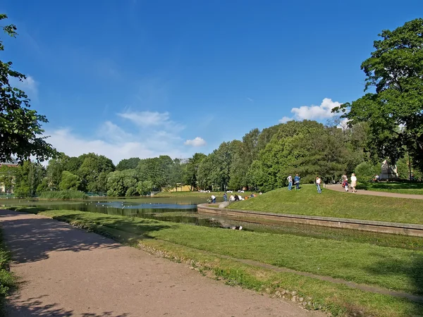 St Petersburg Corner of the Taurian garden — Stock Photo, Image