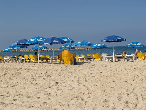 Izrael. na miejskiej plaży w tel Awiwie — Zdjęcie stockowe