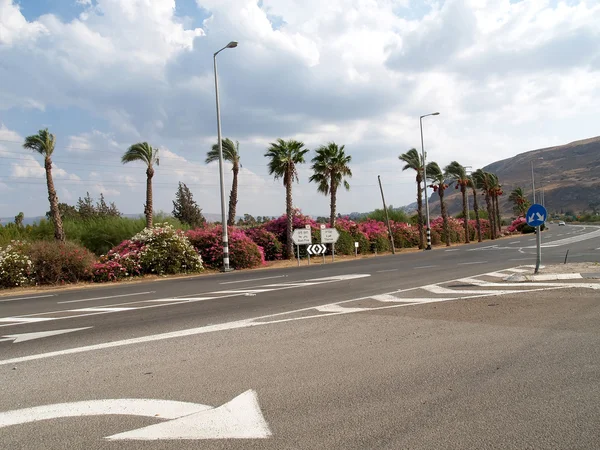 Israel A estrada na Galiléia — Fotografia de Stock