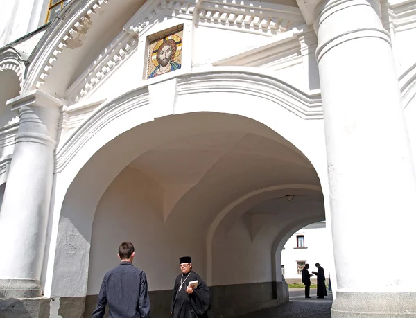 Mönche des Valaam-Männerklosters — Stockfoto