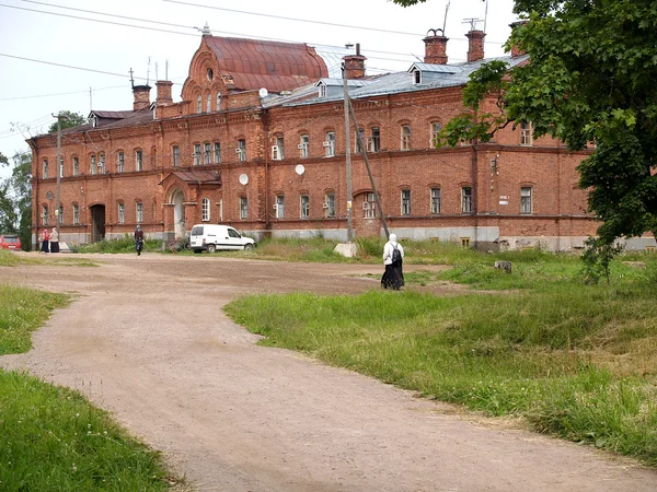 Werk-huis op het grondgebied van het klooster Valaam — Stockfoto