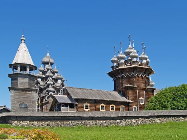 Karelya, Rusya. kizhsky ülke ch mimari kompleks