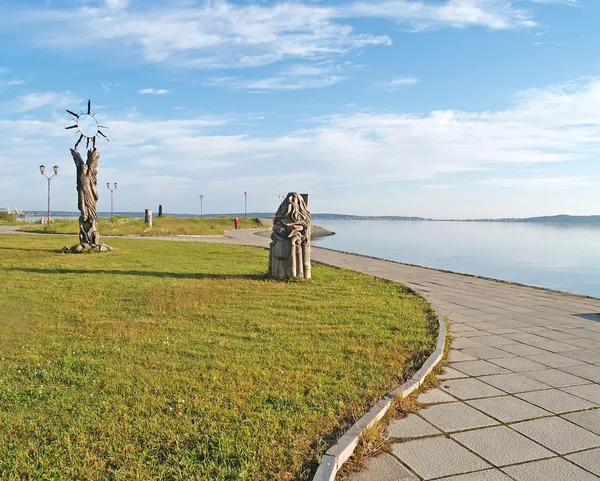 Petrozavodsk. Lago Onega Embankment —  Fotos de Stock