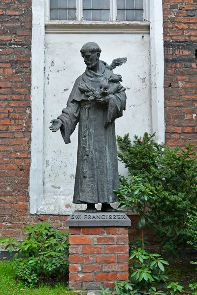 Danzica, Polonia. Monumento al Sacro Francisk — Foto Stock