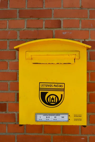 Почтовый ящик Литвы — стоковое фото