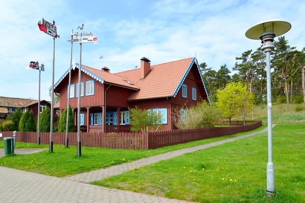 Lodge of the fisherman in Nida, Lithuania — Stock Photo, Image