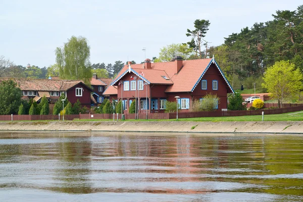 Litvanya. Curonian Bay türünden Nida'nın — Stok fotoğraf