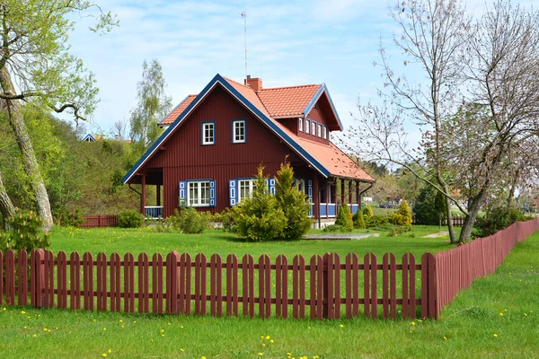 La casa rurale in Nida, Lituania — Foto Stock