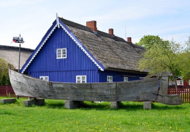 kurenas, bir eski balıkçı yelkenli teknesi Nida, Litvanya