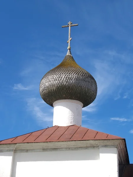 Solovki monast의 여자 일의 게이트웨이 교회의 조각 — 스톡 사진