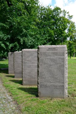 Kaliningrad. International memorial cemetery of victims of World clipart