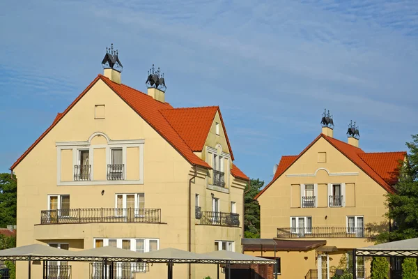 Gästehäuser im Gebiet Kaliningrad, Russland — Stockfoto