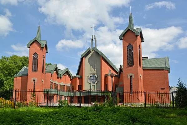 Kaliningrad. Evangelic and Lutheran church "Jesus Christ's Reviv — Stock Photo, Image