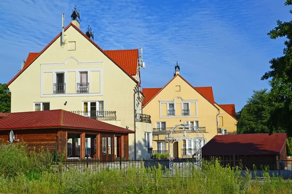 Casas de hóspedes na região de Kaliningrado, Rússia — Fotografia de Stock