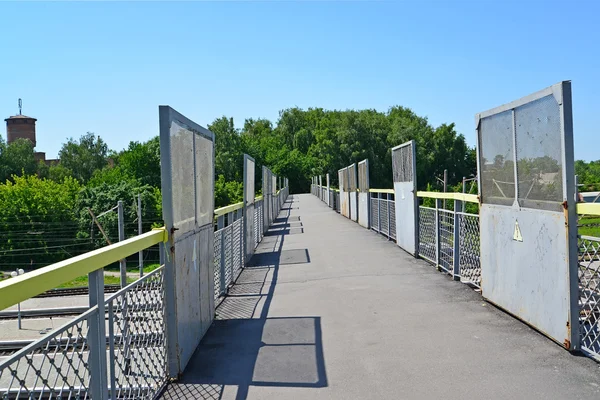 Spoorwegovergang brug — Stockfoto