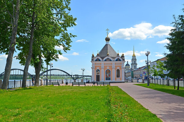 Rybinsk. Sacred Nikolay Chudotvortsa's chapel